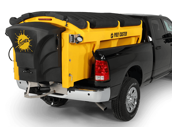 Fisher Poly Electric Hopper Poly Caster